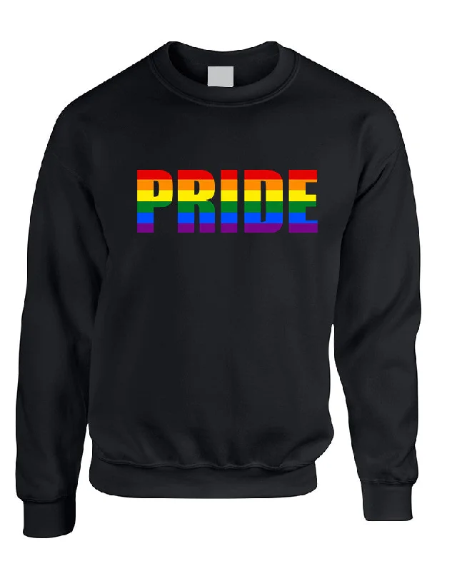 Adult Sweatshirt Pride Rainbow Colors Love Gay Lesbian Top