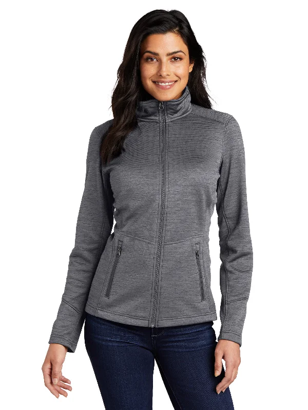 Women's Striped Fleece Jacket