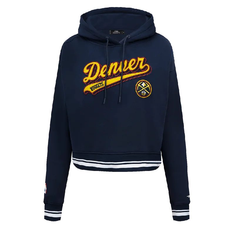 SUDADERA CON GORRO NBA DENVER NUGGETS SCRIPT TAIL PARA MUJER