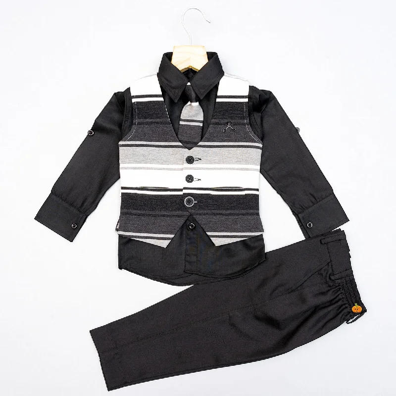 Striped Party Wear Dress for Boys