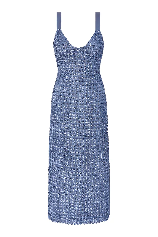 Dancing Queen Blue Shift Dress