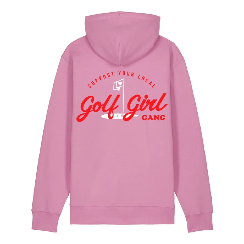 Bunker Woman Girl Gang Hoodie Pink