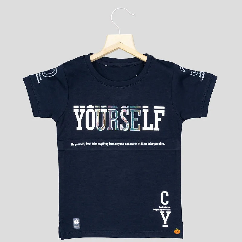 Typography Printed Boys T-shirt