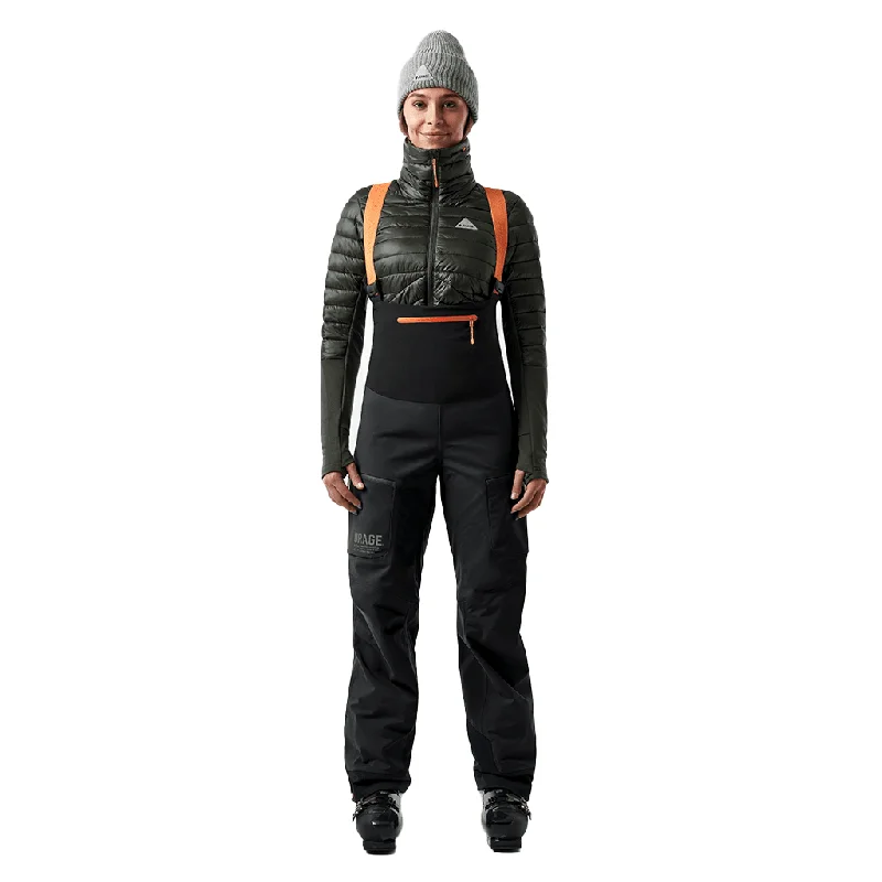 MTN-X Cliff 3L bib women's pants - Black