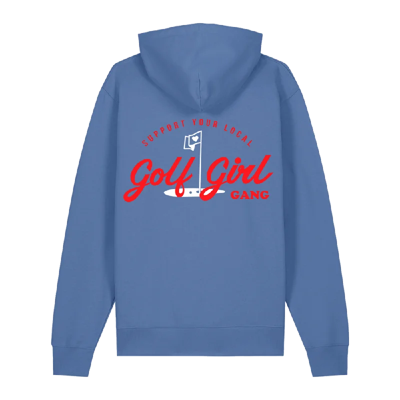 Bunker Woman Girl Gang Hoodie Blue