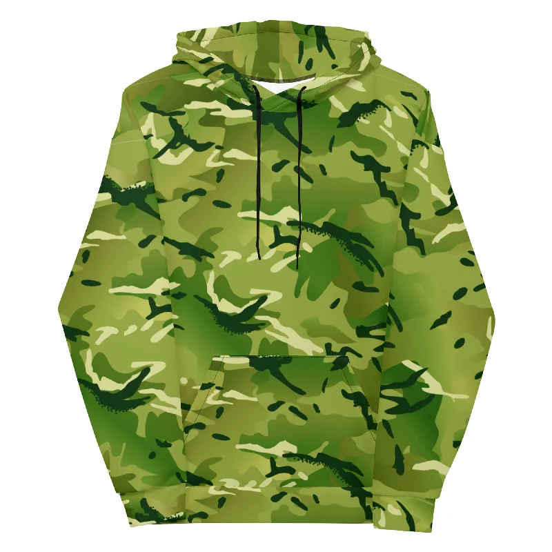 British Royal Marines Commando Jungle Operations Camouflage Hoodie