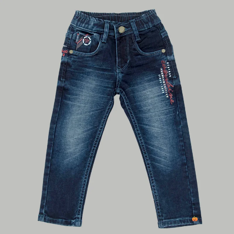 Blue Slim Fit Boys Jeans