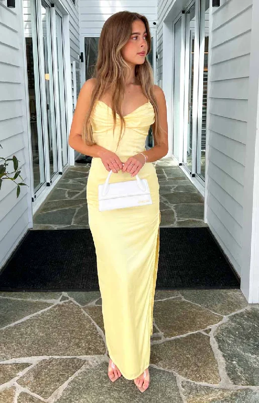 Honey Yellow Maxi Dress