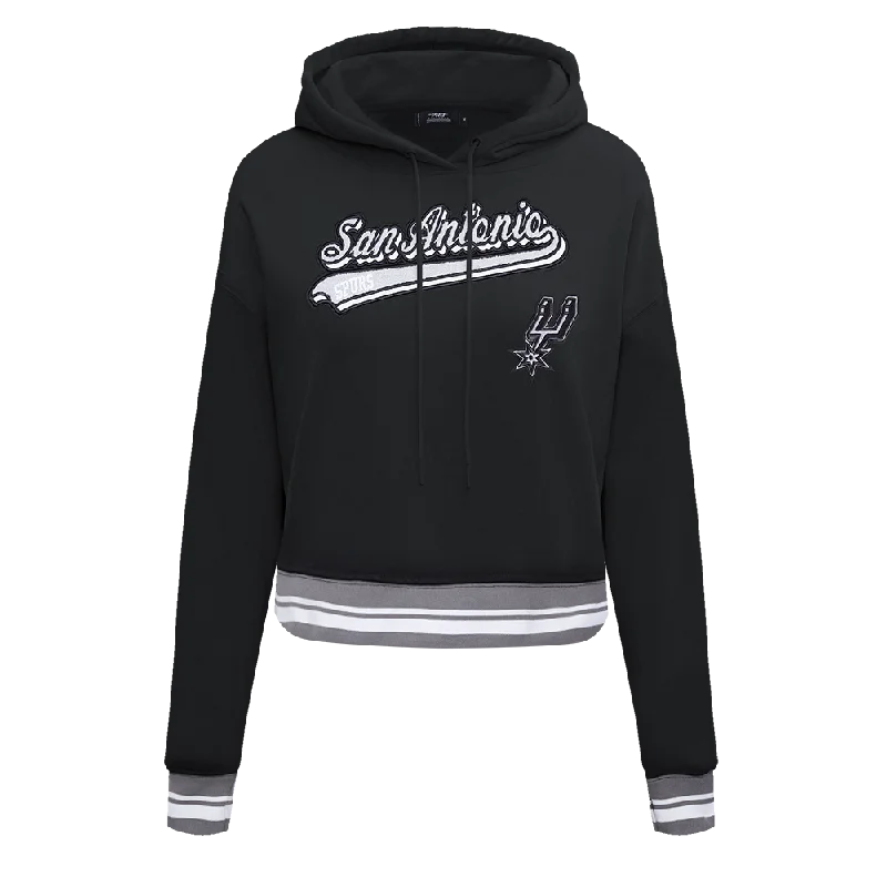 SUDADERA CON GORRO NBA SAN ANTONIO SPURS SCRIPT TAIL PARA MUJER