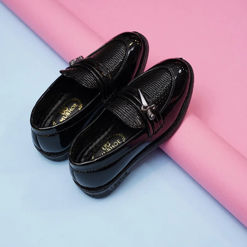 Black Formal Shoes for Kids