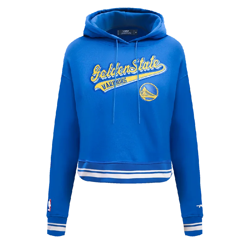 SUDADERA CON GORRO NBA GOLDEN STATE WARRIORS SCRIPT TAIL PARA MUJER