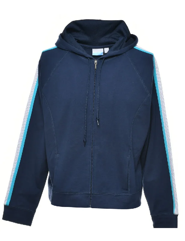 Navy Hooded Sweatshirt - XS