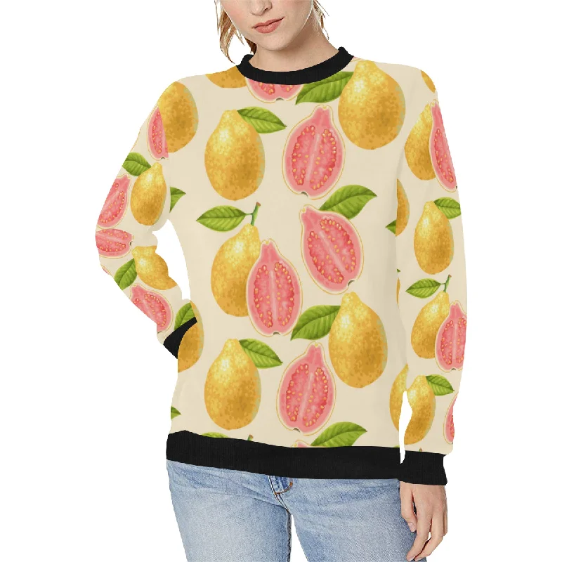 Beautiful guava pattern Women's Crew Neck Sweatshirt