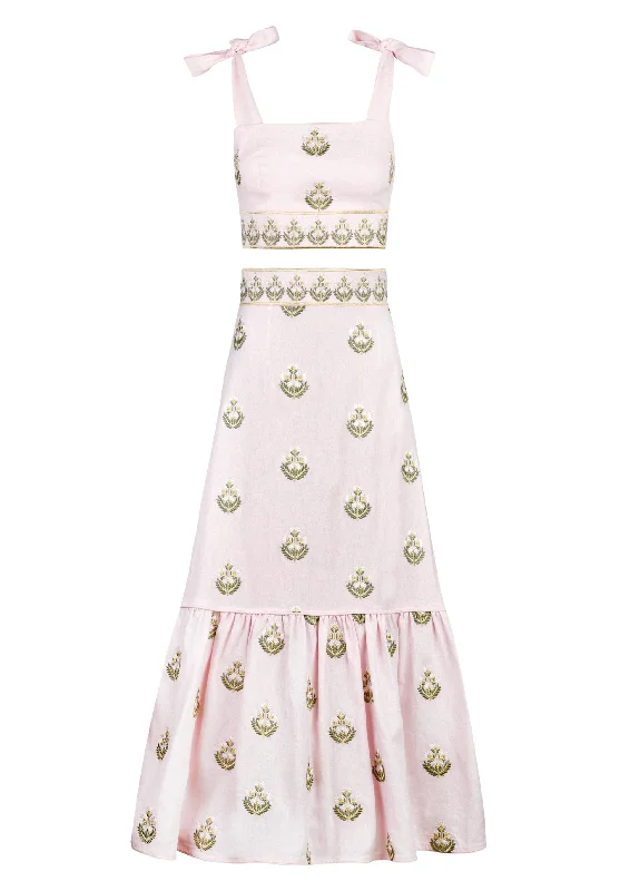 OTM Exclusive: Begum Set in Pink & White