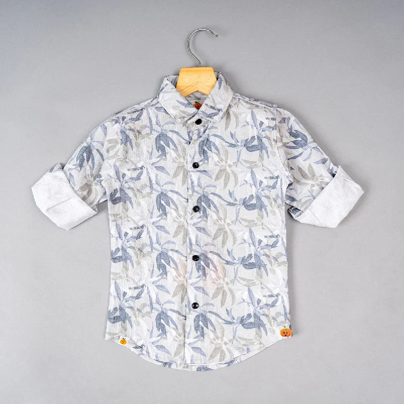 Printed Full Sleeves Boys Shirt