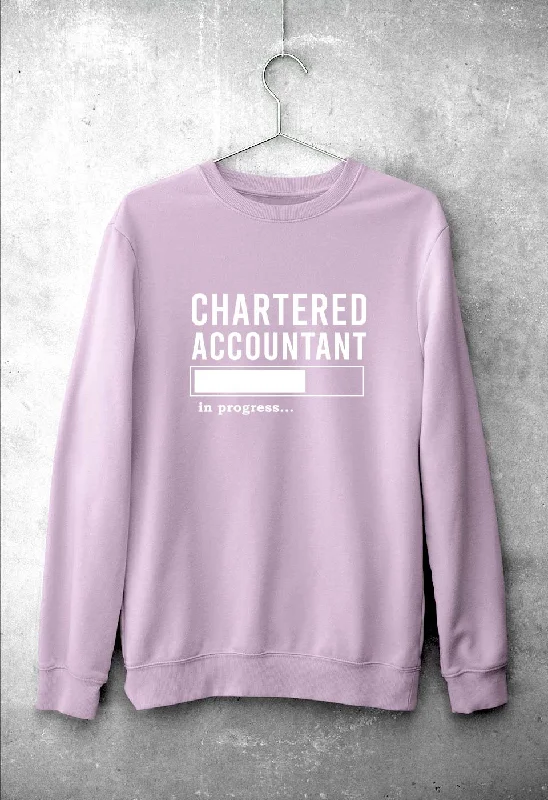 Chartered Accountants(CA) In Progress Unisex Sweatshirt for Men/Women