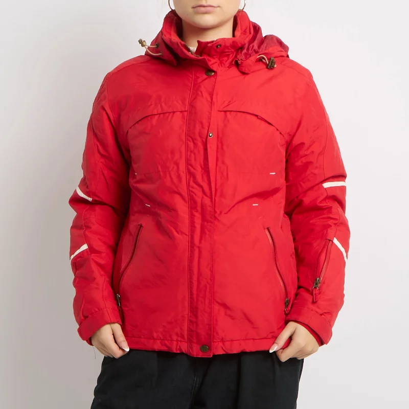 Popper Detail Padded Windbreaker - UK 12