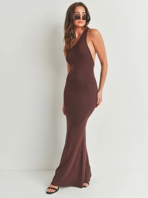 ONE SHOULDER LONG DRESS