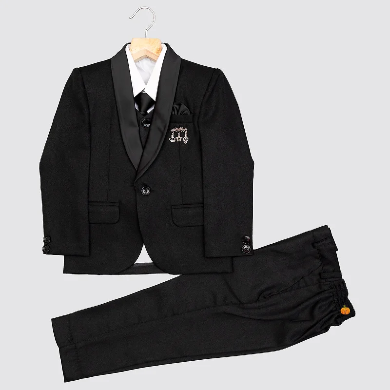 Black Tuxedo Suit for Boys