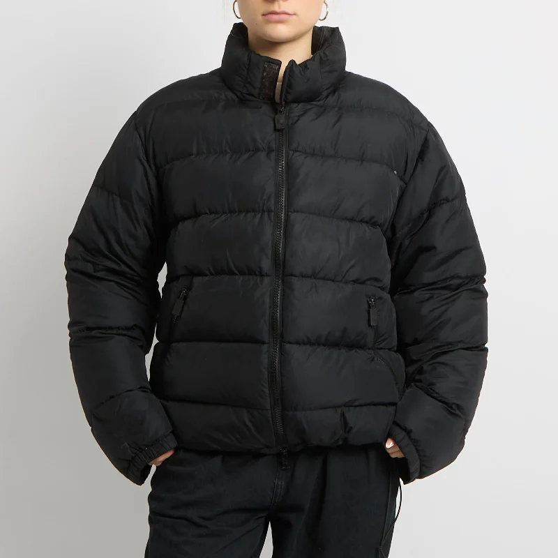 Drawstring Hem Puffer Jacket - UK 16